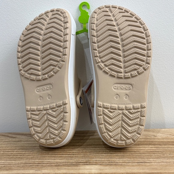 CROCS Bayaband Sport Clog (Unisex M6/W8) - Beige/White - Picture 2 of 3